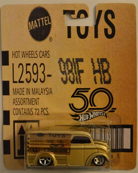 Hot Wheels Dairy Delivery Gold 50th Anniversary Series Custom Made Collectors Edition 1 64 Scale