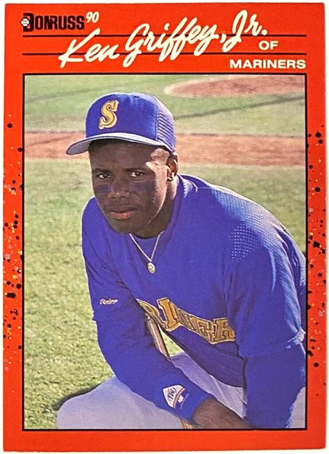 Ken Griffey Jr 1990 Donruss Seattle Mariners Baseball Card Hof Kbk Sports