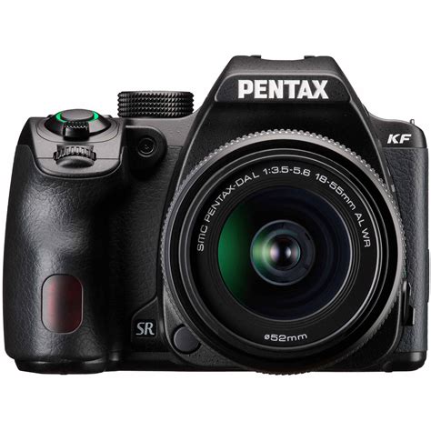 Pentax KF DSLR Camera with 18-55mm Lens (Black) 01203 B&H Photo