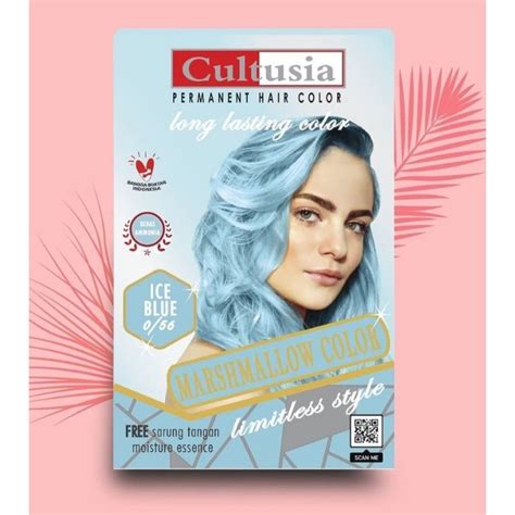 Jual Cultusia Ice Blue Marshmallow Real Pastel Color Bleaching