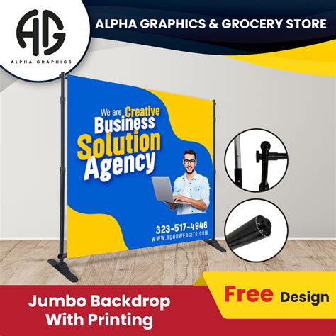 Jumbo Backdrop Banner Stand Jumbo Backdrop Banner Stand Printing