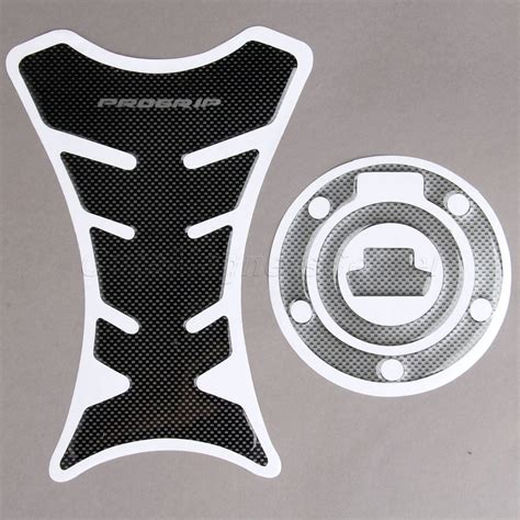 Carbon Fiber Fuel Tank Decal Gas Cap Pad Cover Sticker For Suzuki