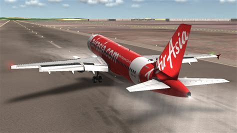 RFS Real Flight Simulator 583 AirAsia A320 Brunei Kuala Lumpur 2h5min