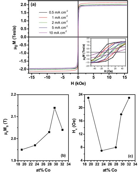 Room Temperature Magnetic Hysteresis Loops Obtained For CoFeW Alloys