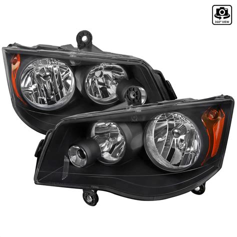 Spec D Tuning Dodge Caravan Headlights Black Lh Car Jm Rs