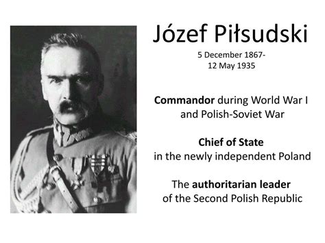 Ppt J Zef Pi Sudski December May Powerpoint