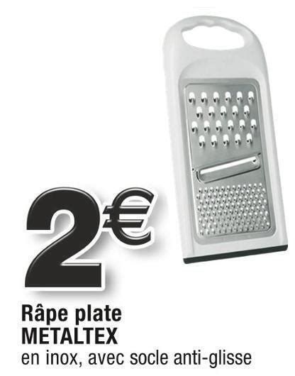 Promo Metaltex râpe plate chez Cora