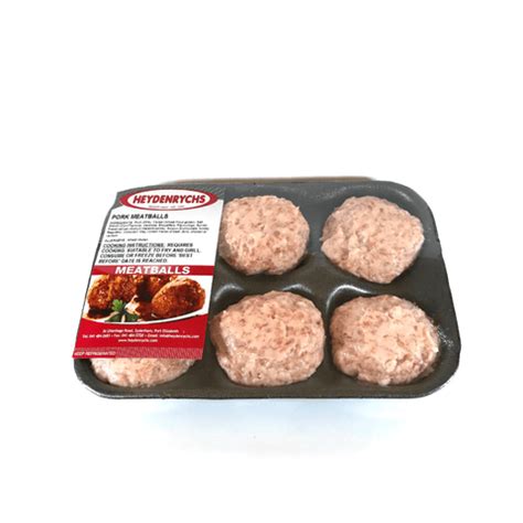 Pork Meatballs 480g – Heydenrychs Quality Meat