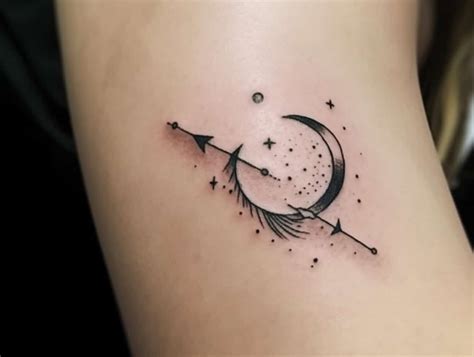 Moon And Arrow Tattoo Meaning And Symbolism Masculinity