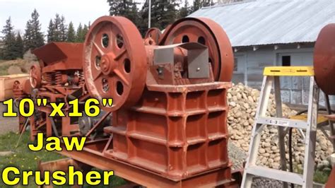 10x16 Jaw Crusher For Rock Concrete Mining Demolition