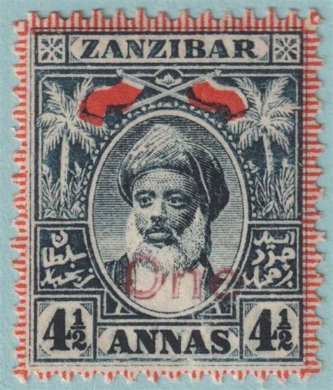 Zanzibar Mint Hinged Og No Faults Very Fine Bkg Africa