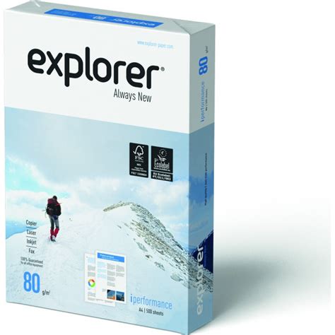 Papier EXPLORER Iperformance A4 80g Do Drukarki I Ksero Ryza 500 Ark