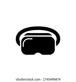 Set Vr Headset Icon Flat Style Stock Vector Royalty Free