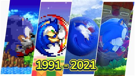 The Evolution Of Sonic S Jump In Sonic Games Youtube