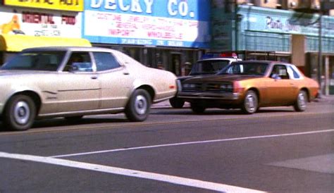 1979 Pontiac Sunbird In Police Academy 2 Their First