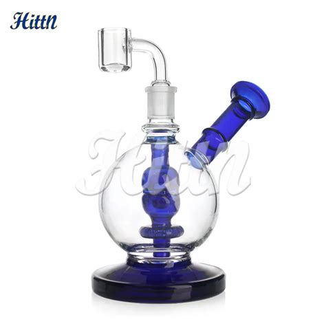 Hittn Mini Egg Perc Dab Rig Oil Rigs Bubbler Duschkopf Perc Glas