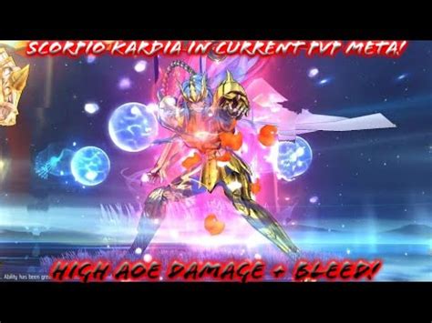 Saint Seiya Awakening Kotz Scorpio Kardia In Current Pvp Meta