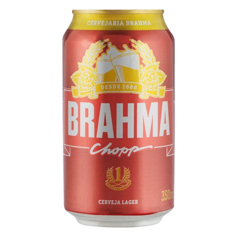 Cerveja Chopp Brahma Lata 350ML Center Box Plus