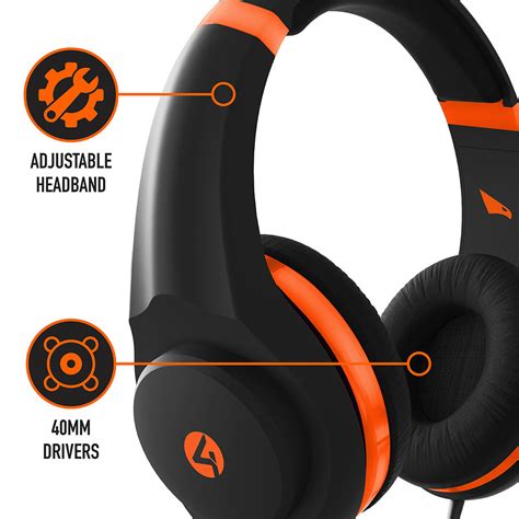 4Gamers RAPTOR Gaming Headset - Orange - Nintendo Switch - EB Games ...