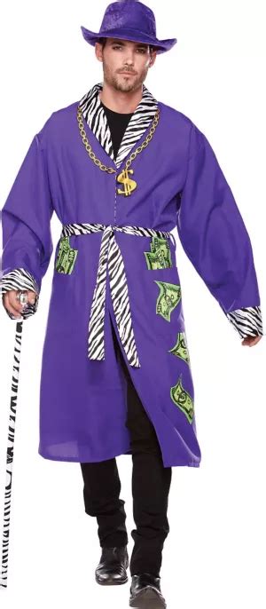 Purple Pimp Robe For Adults Party City