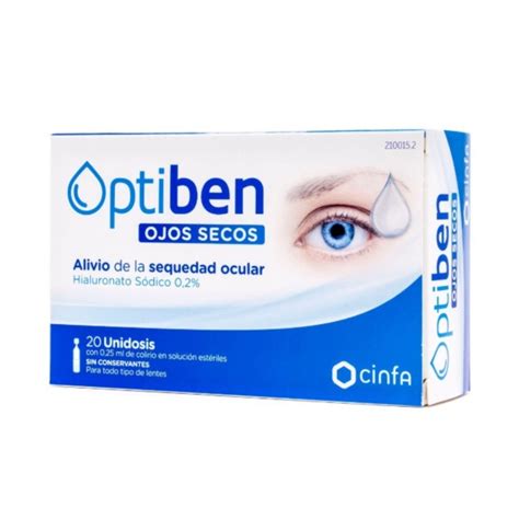 Comprar Optiben Ojos Secos Monodosis Al Mejor Precio Farmacia Barata