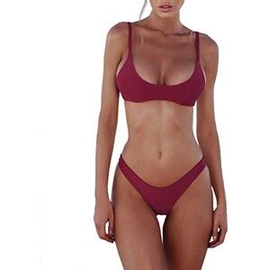 Heekpek Costumi Da Bagno Donna Due Pezzi Costume Mare Push Up Sexy Set Bikini Brasiliana