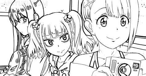 Anime Best Friend Coloring Pages