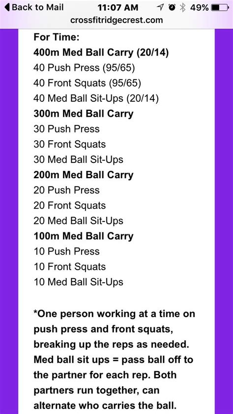 Workout Wod Crossfit En Casa