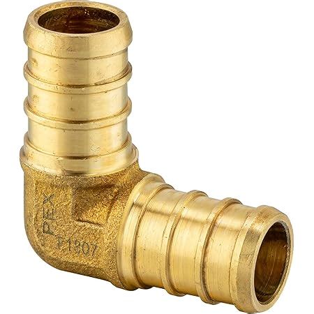 Pack Of 50 EFIELD Pex Barb Crimp 1 2 Inch Elbow Brass Plumbing