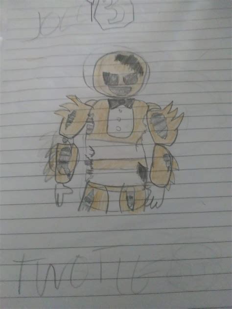 Um desenho de uma fan made de fnaf Five Nights at Freddy s PT BRㅤ Amino