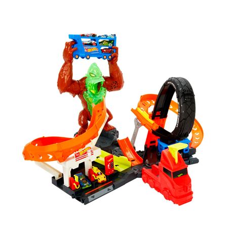 Hot Wheels Giftige Gorilla Aanval Speelset
