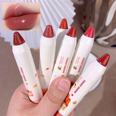 Smoothing Lipstick Mirror Nude Red Solid Lip Gloss Highly Pigmented Lipsticks Crayons Long