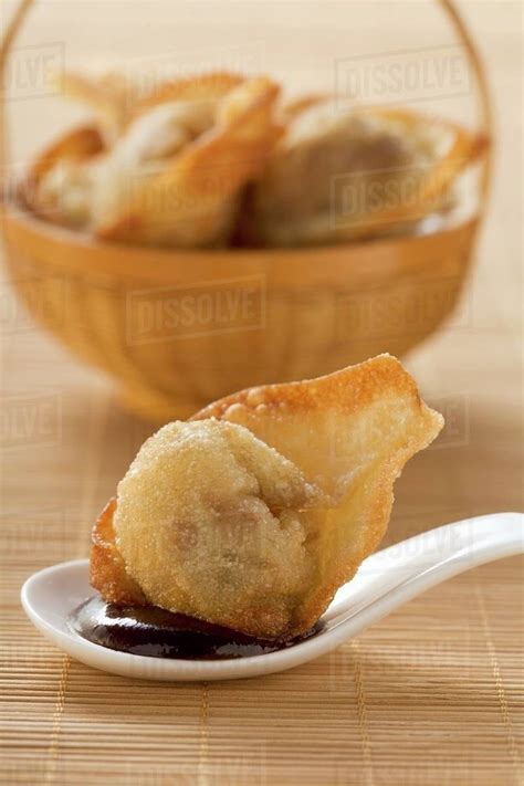 Dim Sum Deep Fried Stock Photo Dissolve