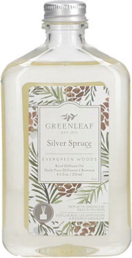 Greenleaf Diffuser Refil Oil Silver Spruce Bol