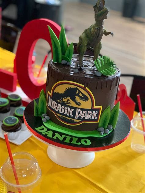 Pin By Freedom Adventure Park On Dino Themed Party Dinosaur Birthday Cakes Cake Jurassic