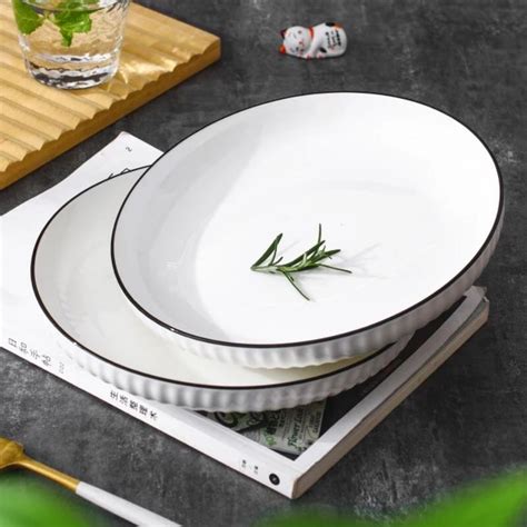 Jual Piring Makan Keramik Dinner Plate Porcelain Putih Polos Japan