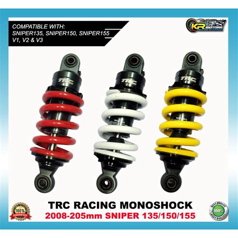 TRC Racing 2008 205mm Monoshock Rear Suspension Shocks For Sniper135