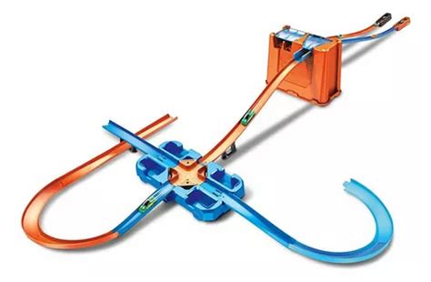 Conjunto Pista Hot Wheels Track Builder Caixa De Mano Parcelamento Sem Juros