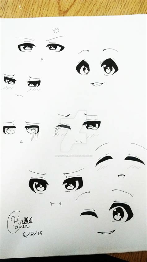 Anime Eyes Reference Sheet by LightGirl-01 on DeviantArt