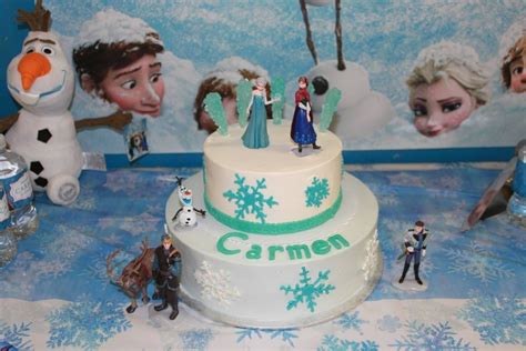 Frozen Theme Birthday Cake