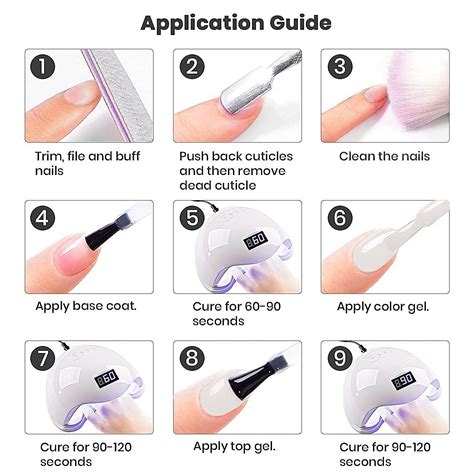 RARJSM Esmalte de uñas en gel color morado rosáceo cremoso malva nude ml requiere secar