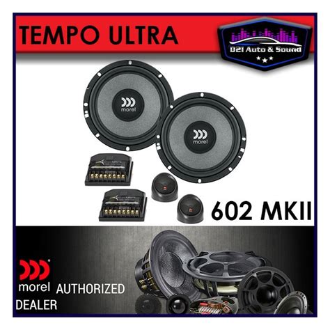 Tempo Ultra 602 MKII 2-way Component Speakers 120w RMS