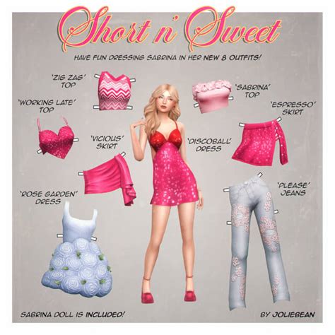 Short N Sweet Set By Joliebean The Sims Guide