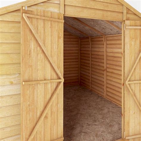 Mercia Overlap Apex Shed X Windowless One Garden