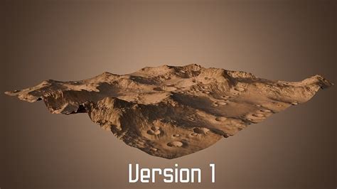 Mars Surface 3D Model CGTrader