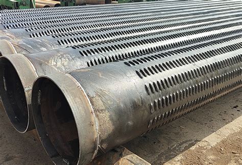 Q235 Louver Screen Slotted Pipe Huadong Screen Co Ltd