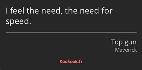 Citation I Feel The Need The Need For Speed Kaakook