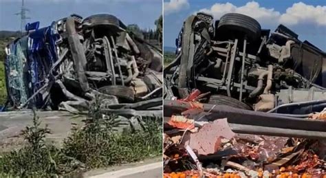 Taranto Auto Si Scontra Con Un Tir E Finisce Nella Scarpata Morte Due