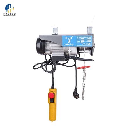 220 230V Single Phase PA Remote Control Wire Rope Mini Pulling Electric