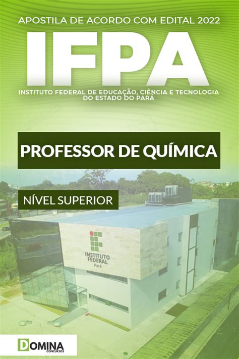 Apostila Digital Concurso IFPA 2022 Professor Química